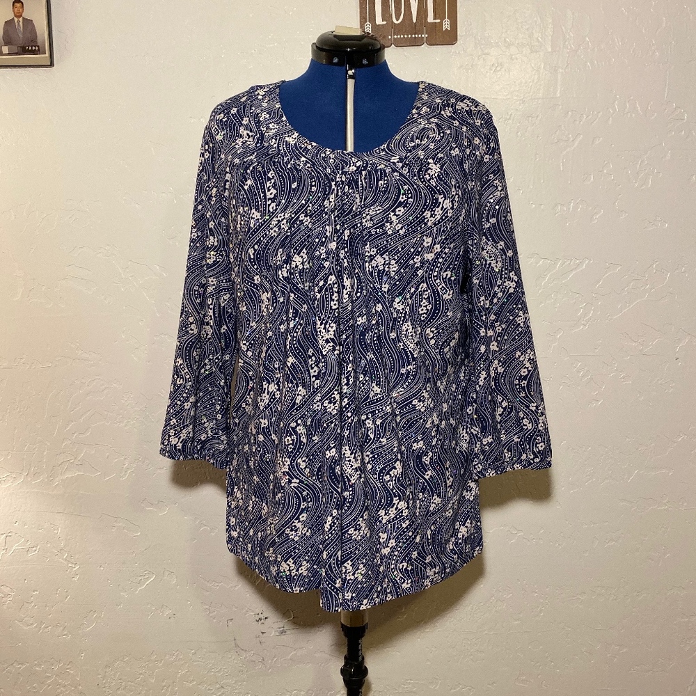 Cathy Daniels sequin blouse, size 1X